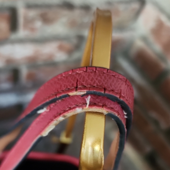 Coach Snoopy Peanuts Leather Tote Bag Red Limited Edition - Picture 7 of 16